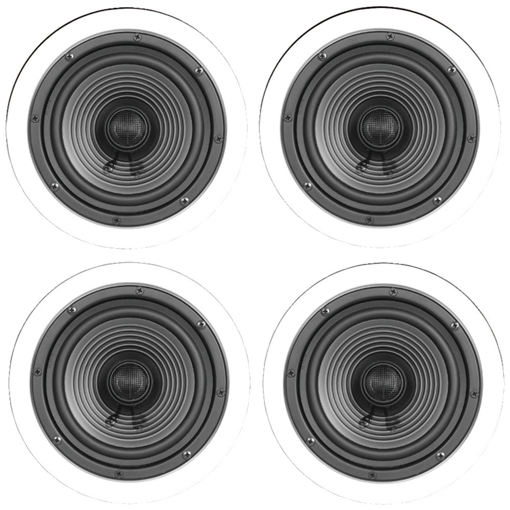 Architech 6.5" Premium Series Ceiling Speakers Contractor 4 Pk