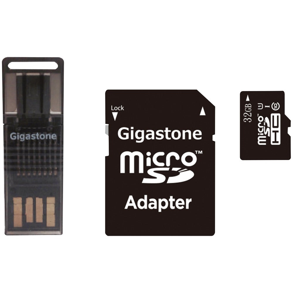 Gigastone Prime Series Microsd Card 4-in-1 Kit (32gb)