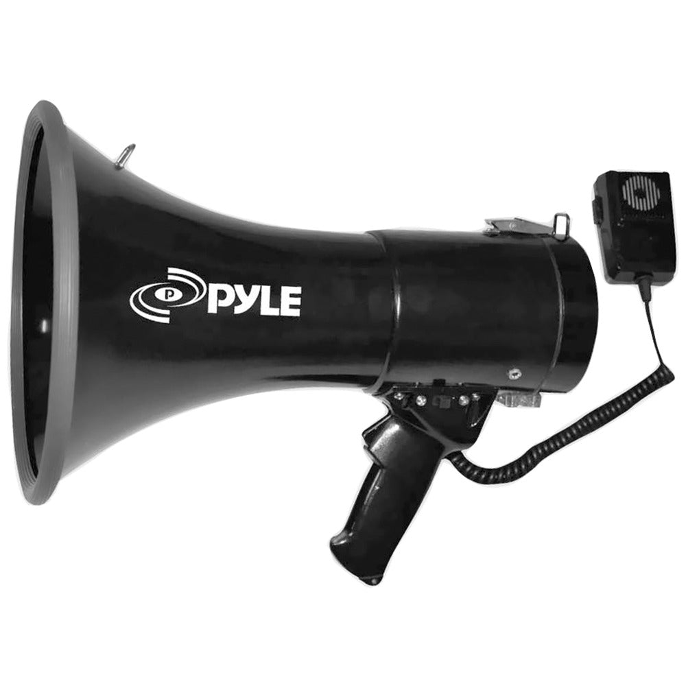 Pyle Pro 50-watt Megaphone Bullhorn With Aux Siren & Talk Modes