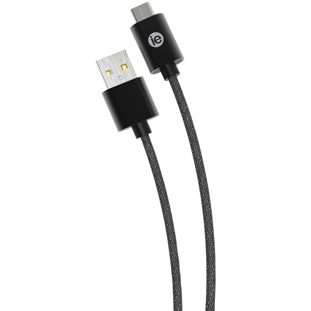 Iessentials Braided Usb-c To Usb-a Cable 10ft (black)