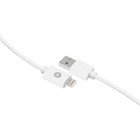 Iessentials Braided Lightning Usb Cable 6ft (white)