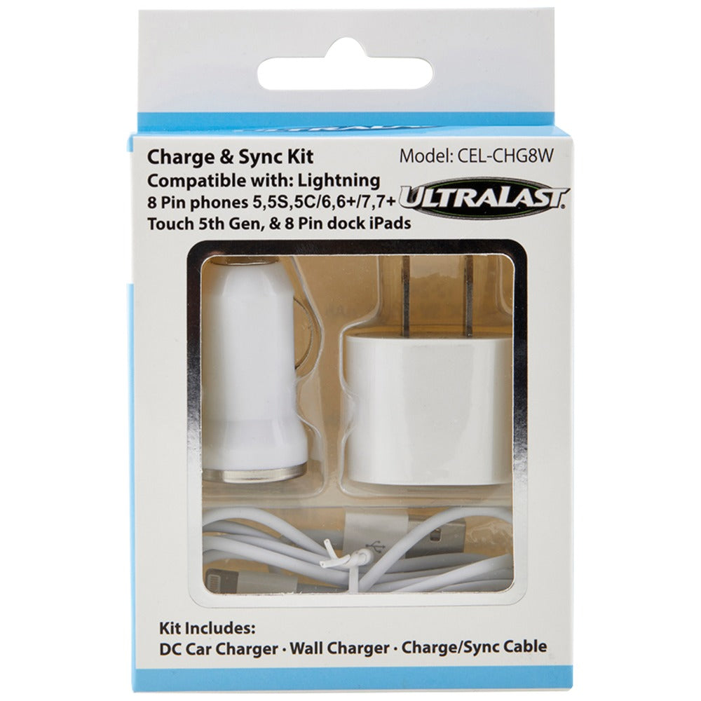 Ultralast Charge & Sync Kit (white)