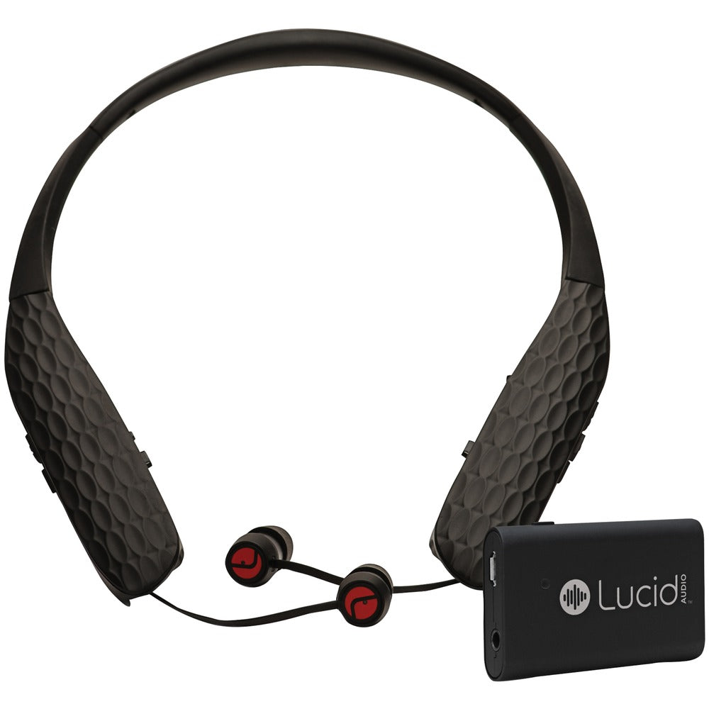 Lucid Audio Hearband With Bluetooth, Microphones & Tv Streamer (black)