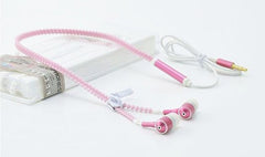 Fashion Metal Zipper Light Headphone