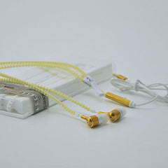 Fashion Metal Zipper Light Headphone